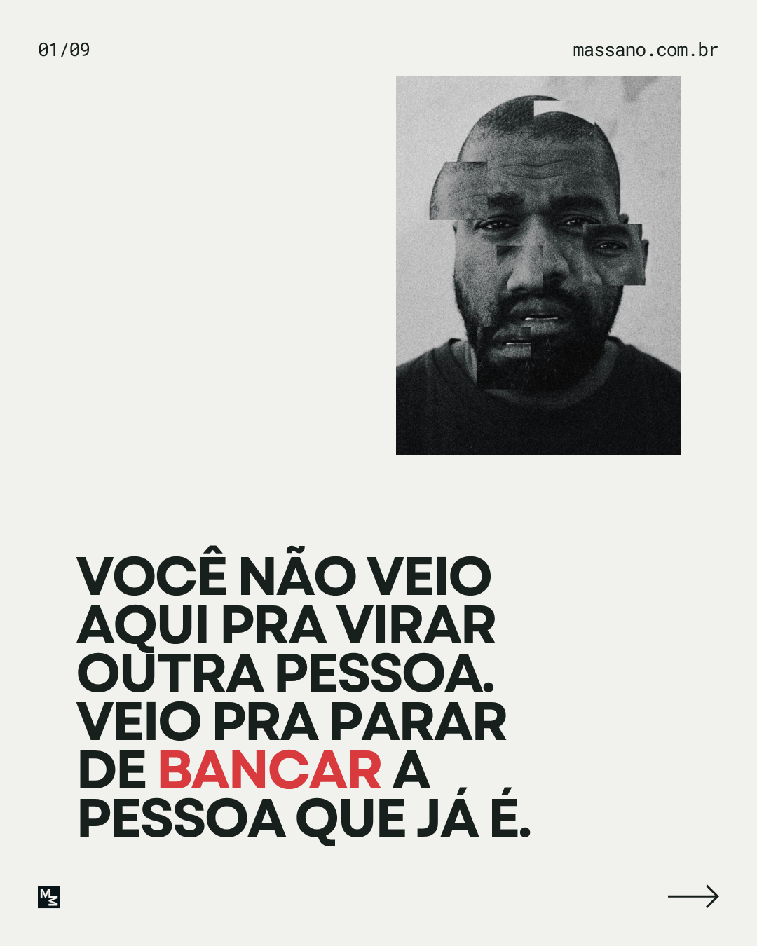 Publicação fixada do Instagram de Marcelo Massano.